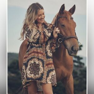 SPELL | SPELL X BABYANYTHING X ELLE FERGUSON Shirt Dress